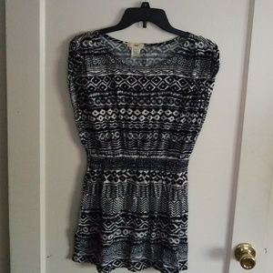 Black and white dress